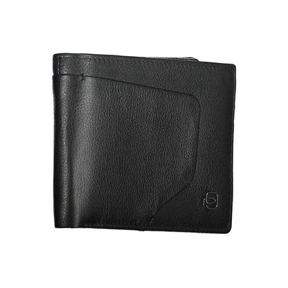 Black Leather Men Wallet