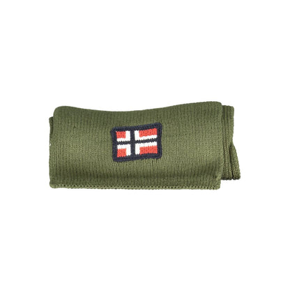 Green Marabou Men Scarf