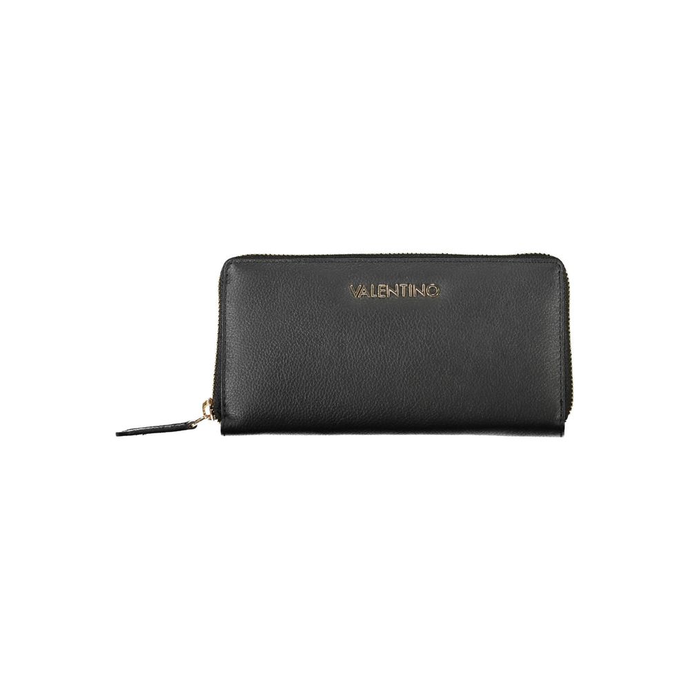 Black Polyurethane Women Wallet