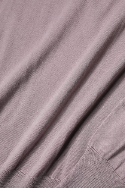 Brown Cashmere Knitted Men Pullover Sweater