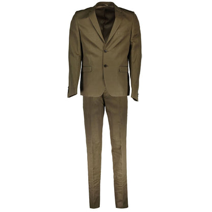 Green Haircalf Men's Suit