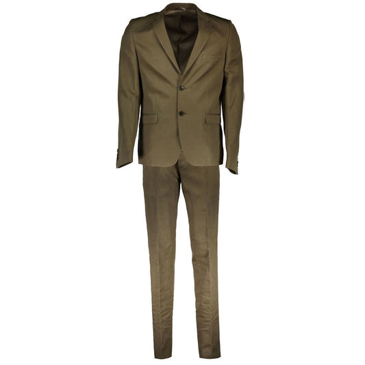 Green Haircalf Men's Suit
