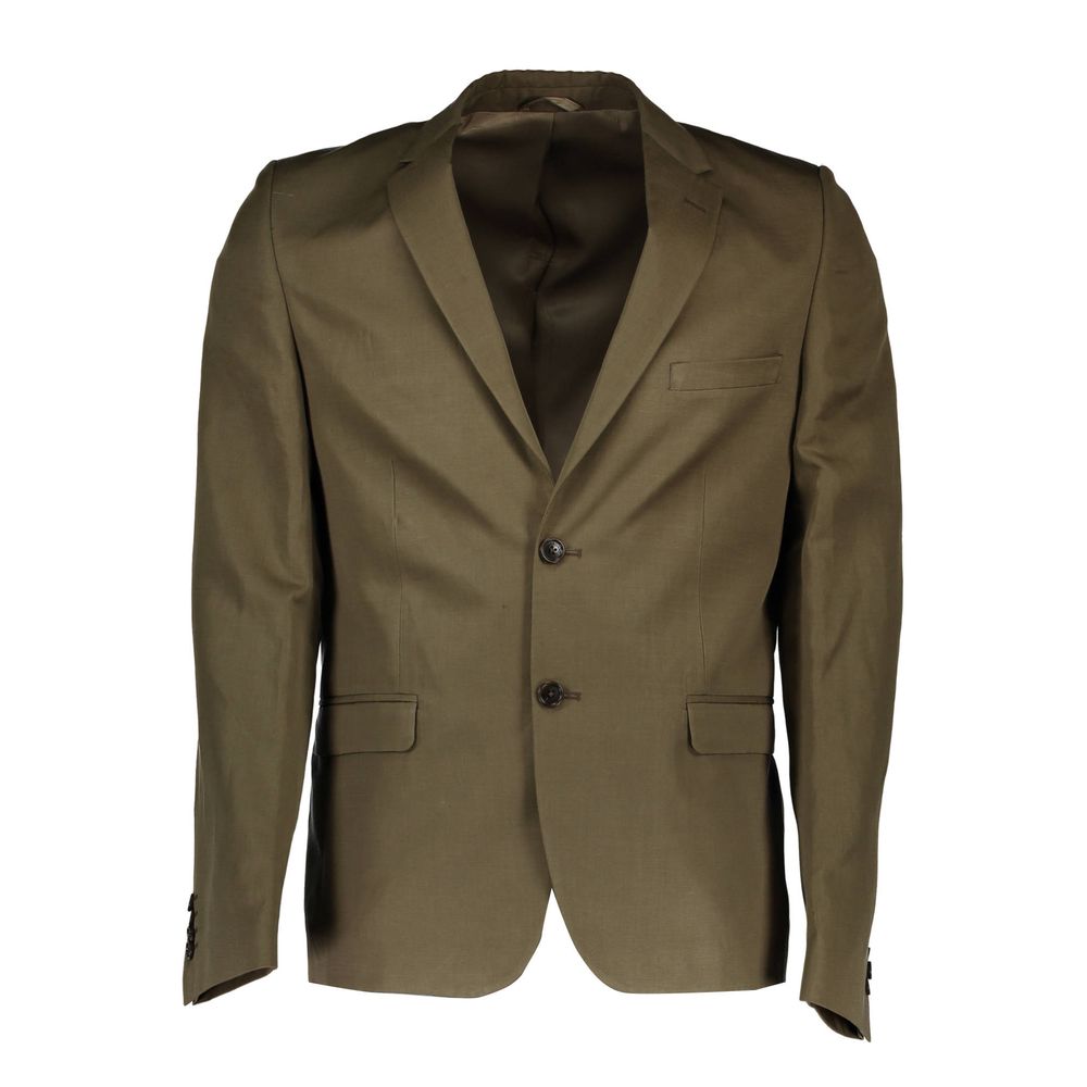 Green Haircalf Men's Suit
