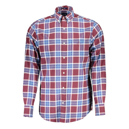 Purple Cotton Men Shirt