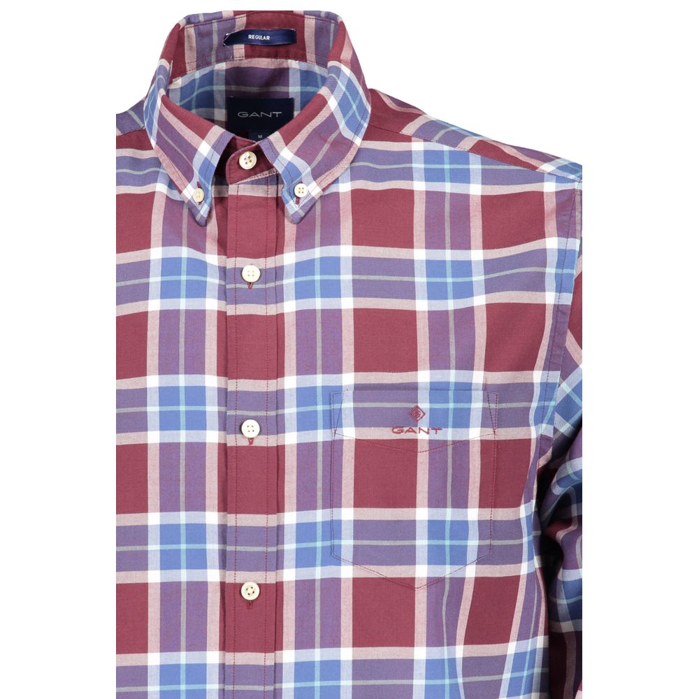 Purple Cotton Men Shirt