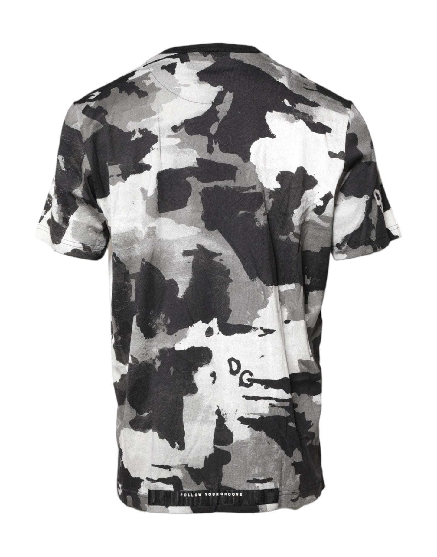 Multicolor Camouflage Crew Neck T-shirt