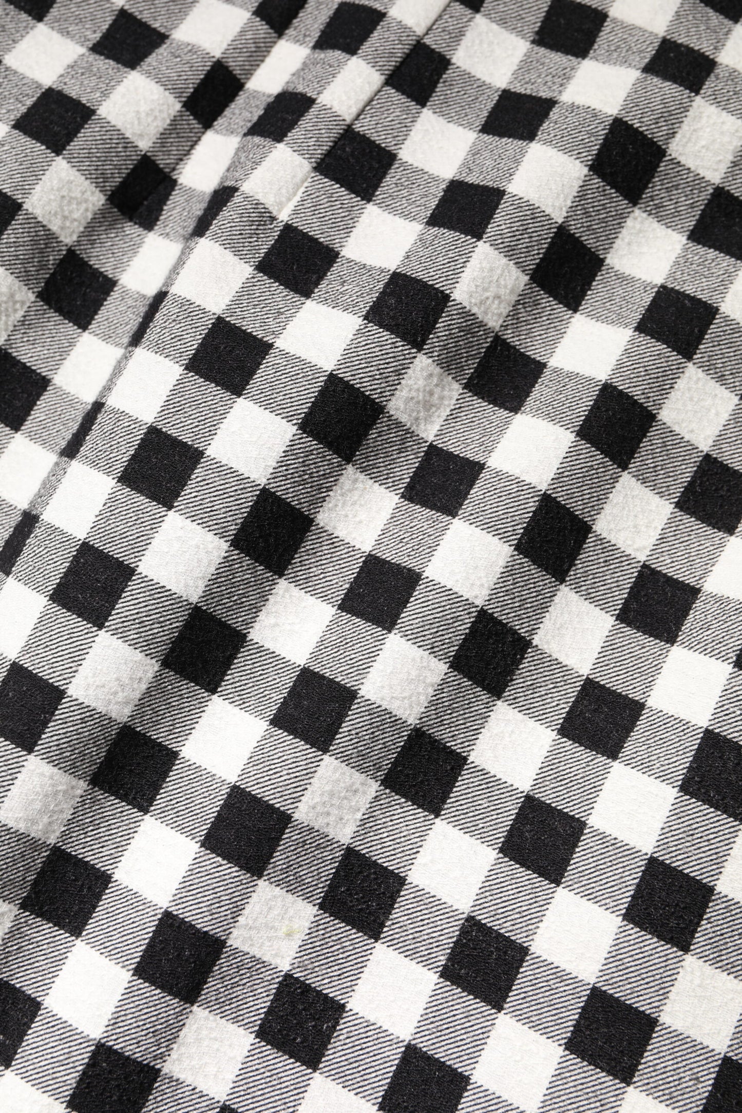 White Black Checkered Sleeveless Sheath Dress