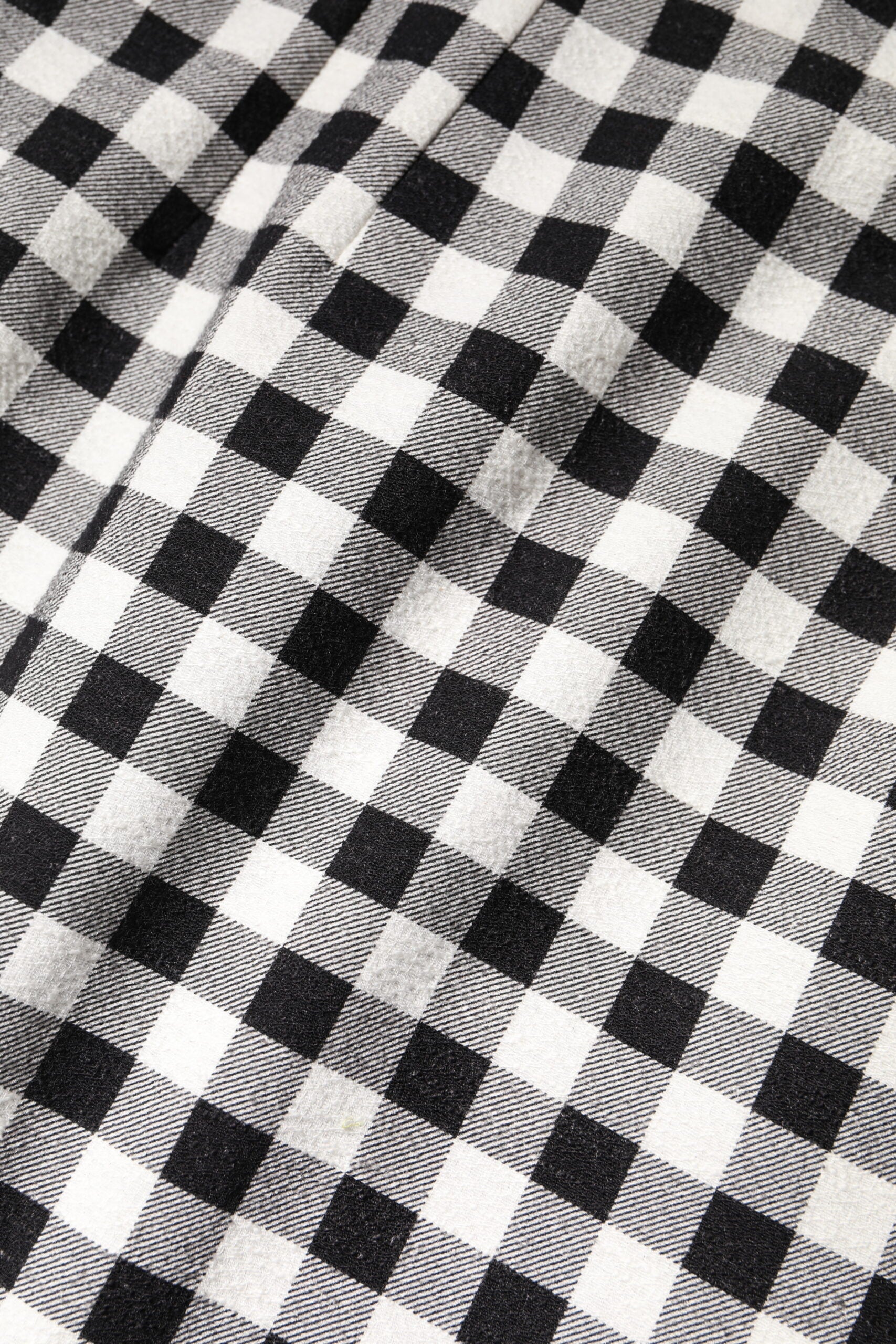 White Black Checkered Sleeveless Sheath Dress