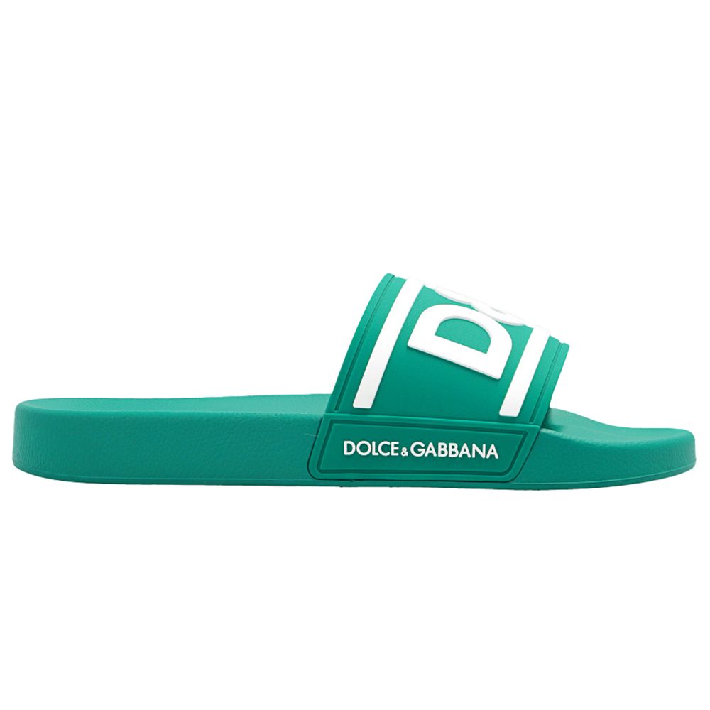 Green Cotton Sandal