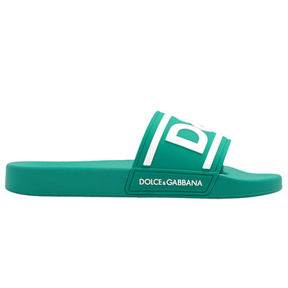 Green Cotton Sandal