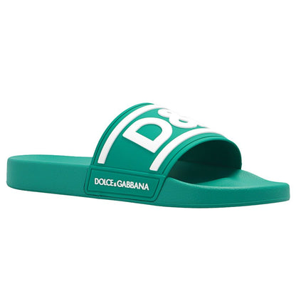 Green Cotton Sandal