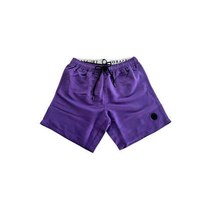 Purple Polyester Men's Swim Short