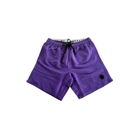 Purple Polyester Men's Swim Short