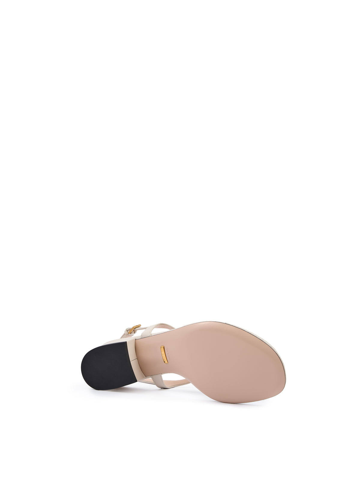 Mystic White Nappa Charlotte Leather Sandals