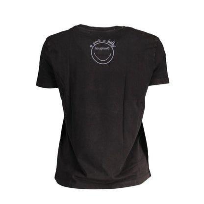 Black Cotton Women Top