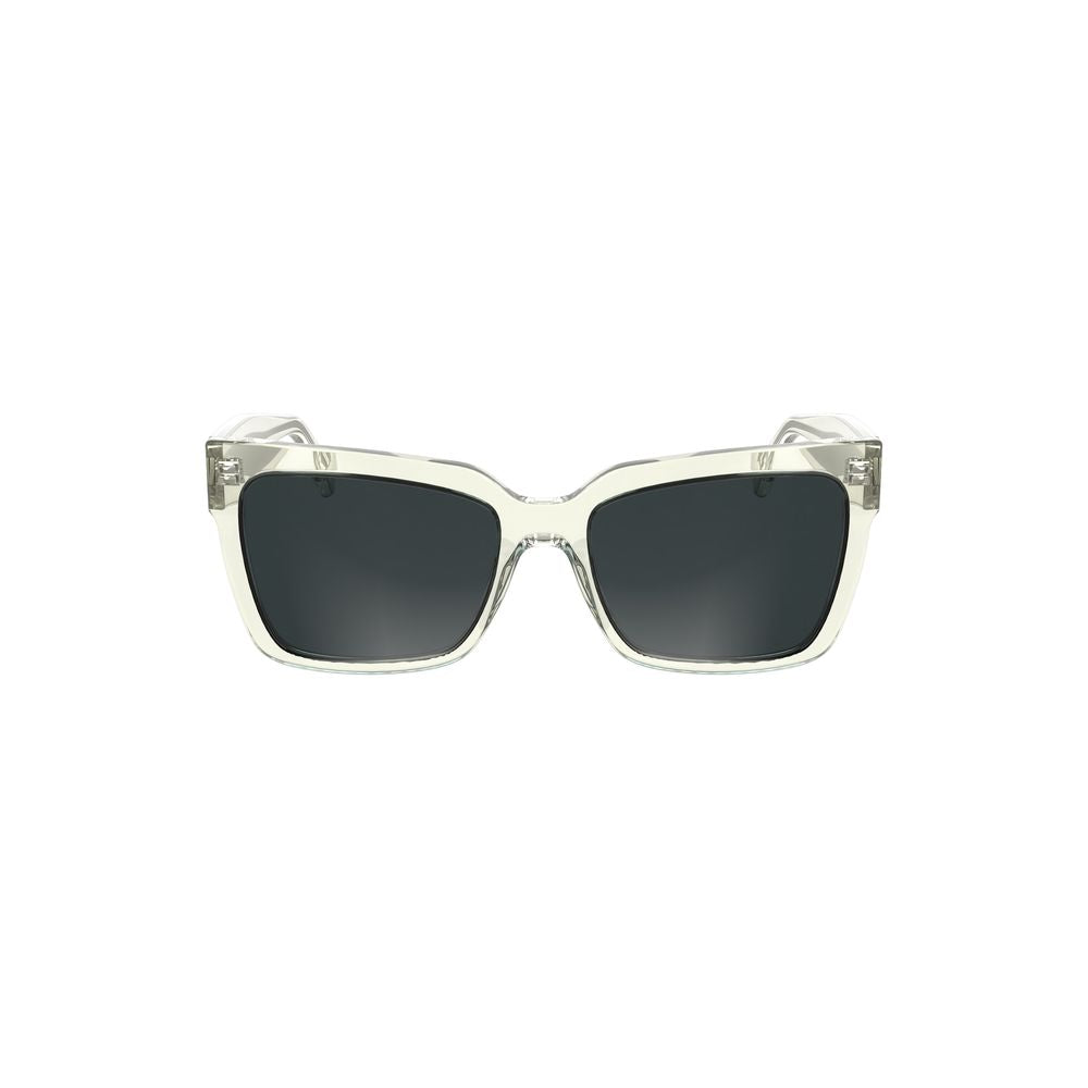 Transparent Plastic Sunglasses