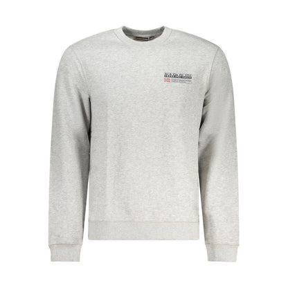 Gray Cotton Men Sweater