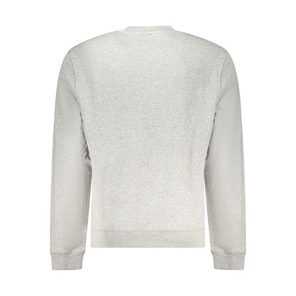 Gray Cotton Men Sweater