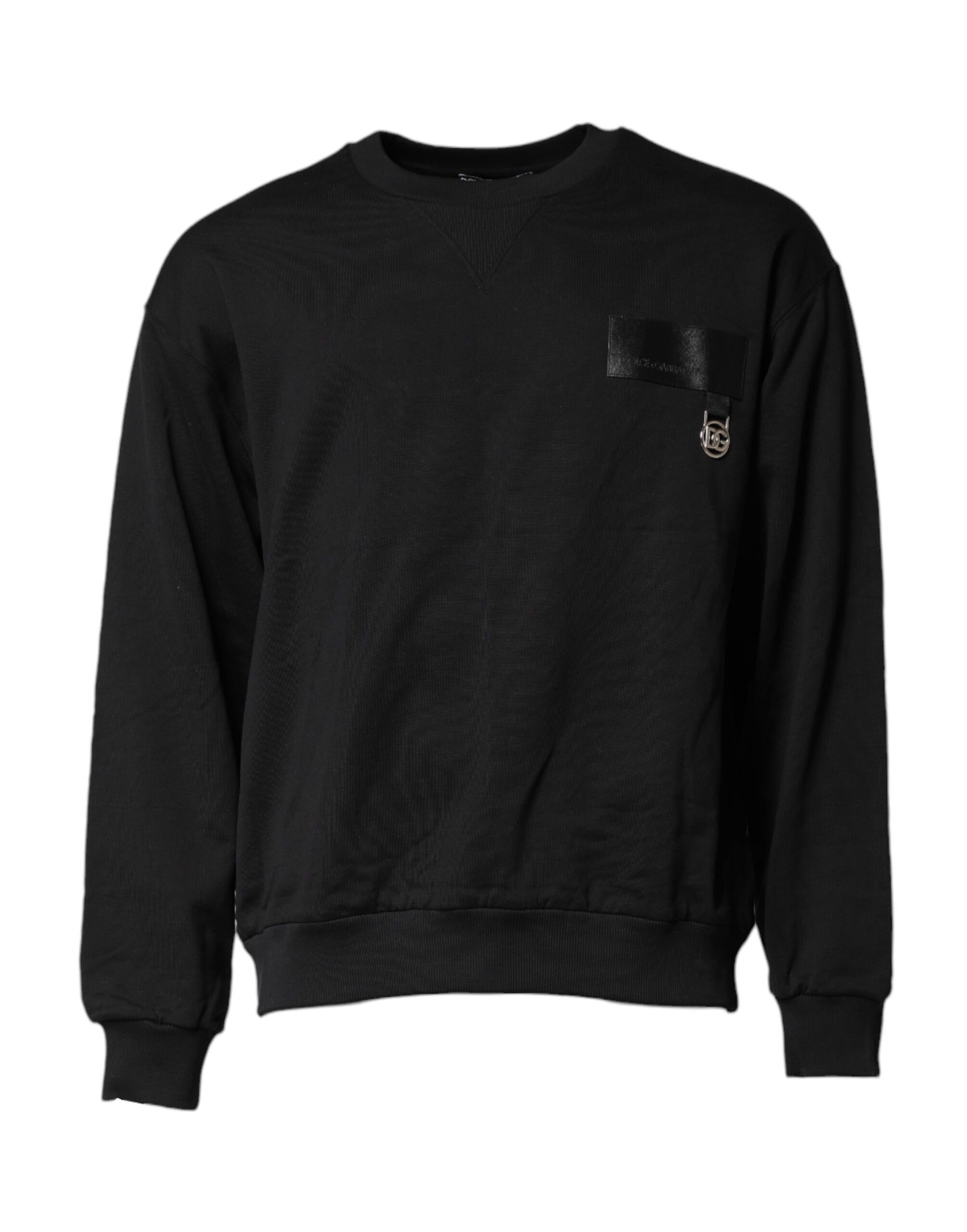 Black DG Logo Crew Neck Sweatshirt Sweater