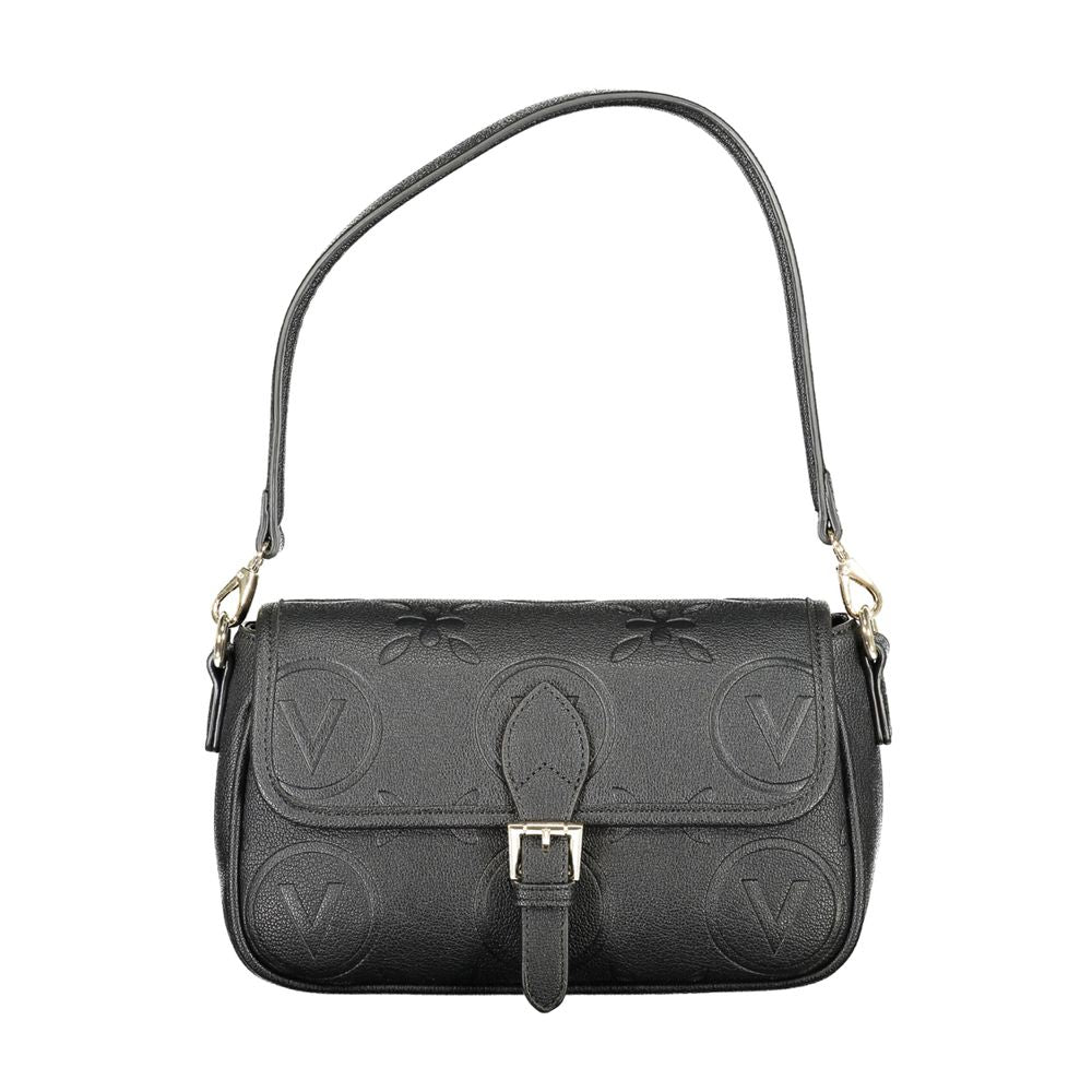 Black Polyethylene Women Handbag