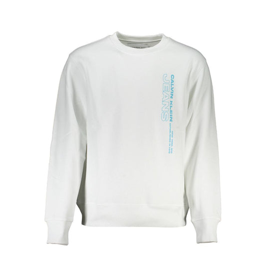 White Cotton Men Sweater