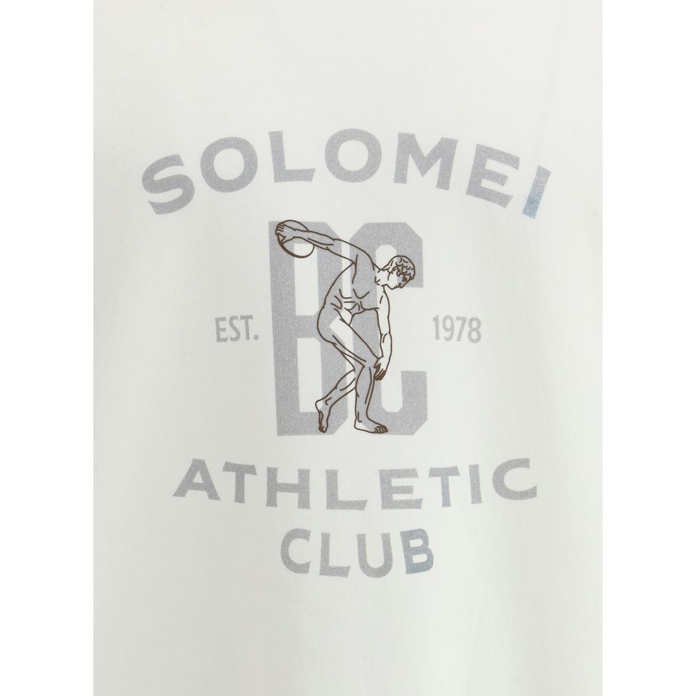 White Cotton Sweatshirt