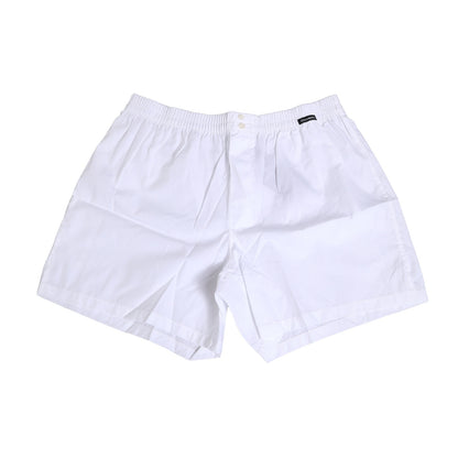 White Cotton Regular Boxer Shorts Underwear