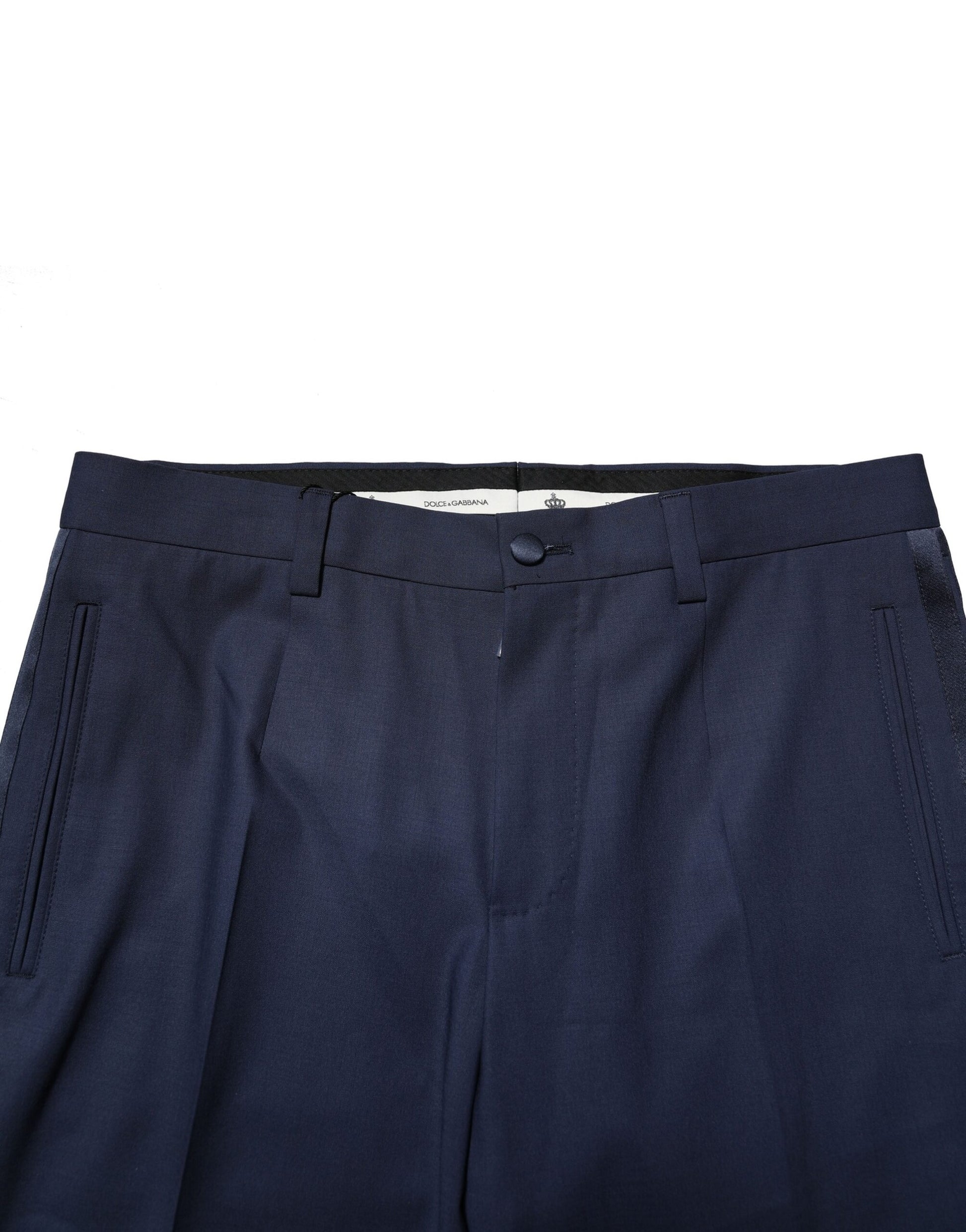 Dark Blue Wool Dress Formal Pants