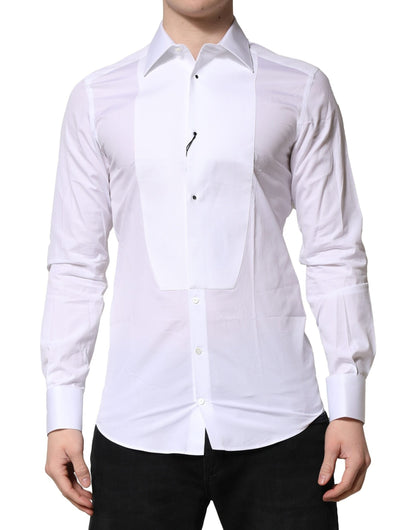 White GOLD Crown Cotton Dress Formal Shirt