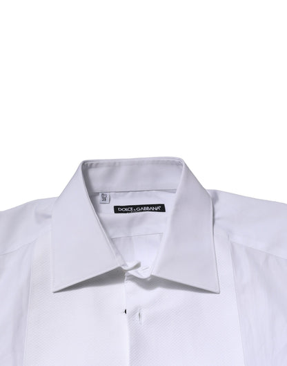 White GOLD Crown Cotton Dress Formal Shirt