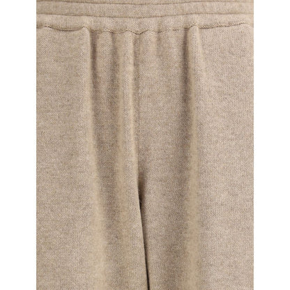 Beige Cashmere Pants