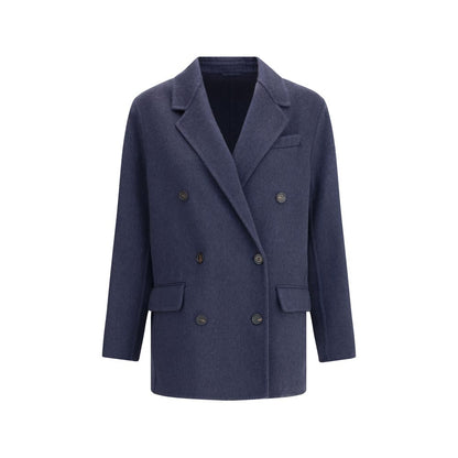 Blue Cashmere Coat