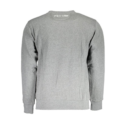 Gray Cotton Men Sweater