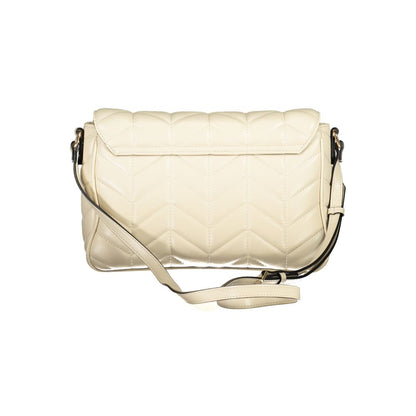 Beige Polyethylene Handbag