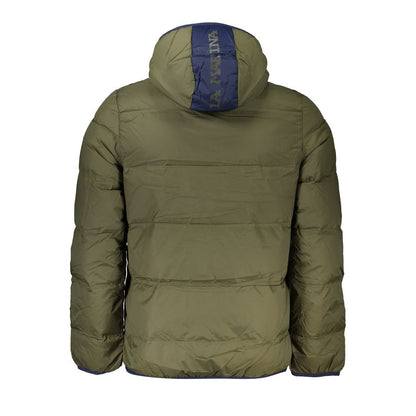 Green Polyamide Men Jacket