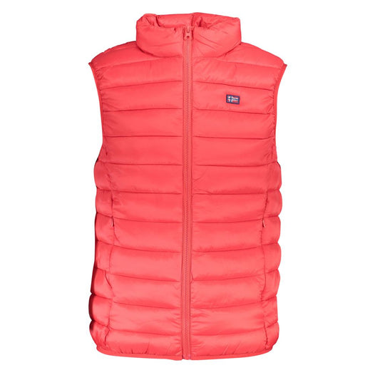 Red Polyamide Men Jacket