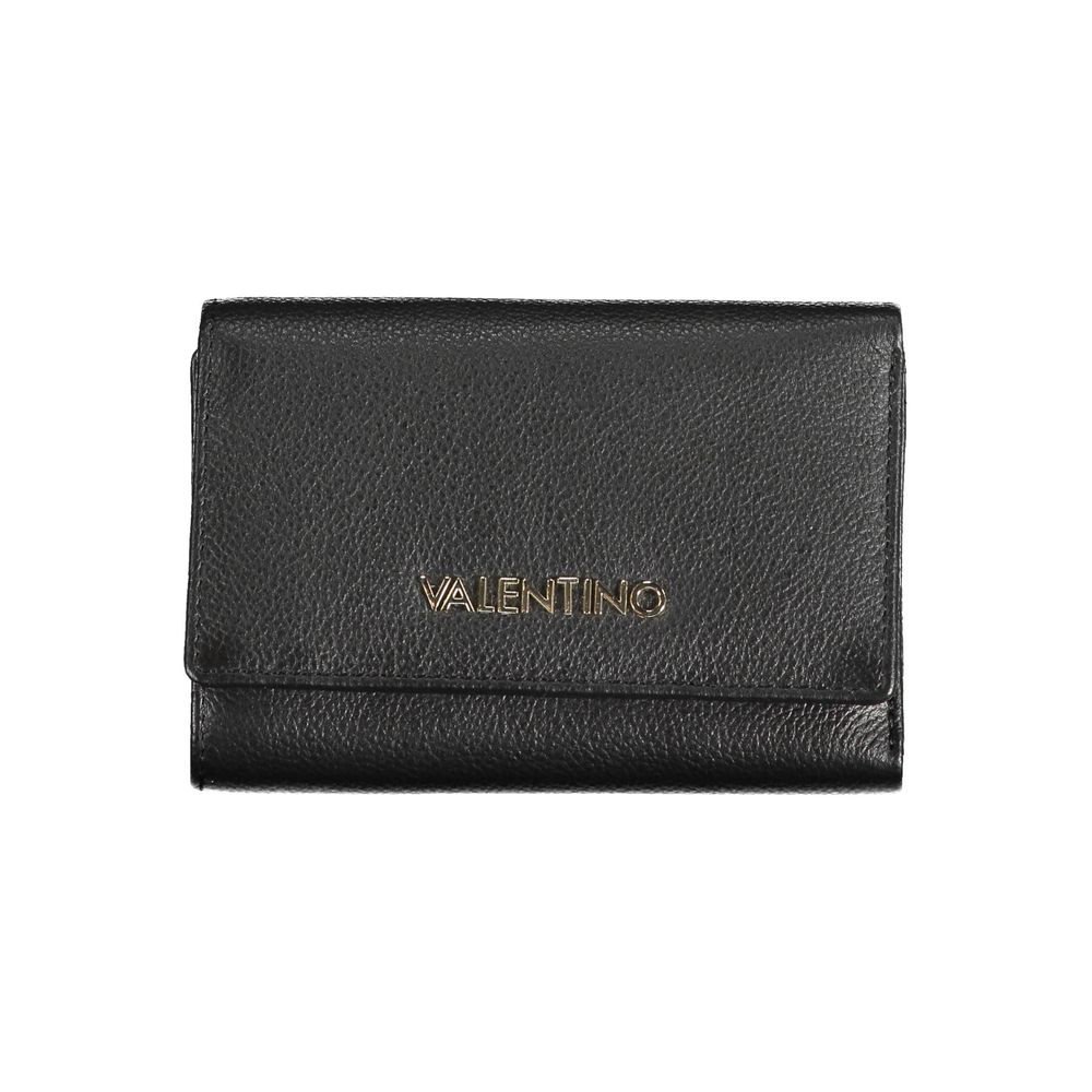 Black Polyurethane Women Wallet