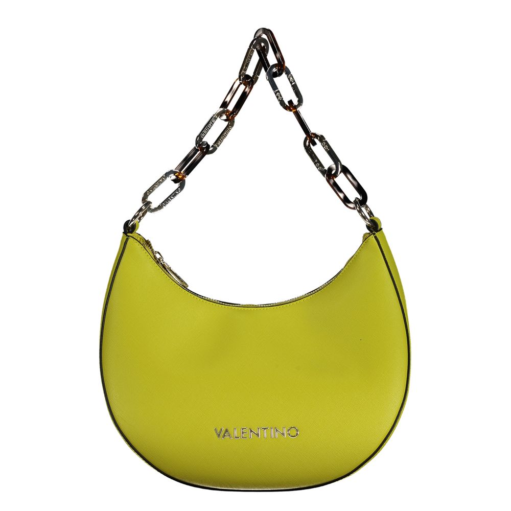 Yellow Polyethylene Women Handbag