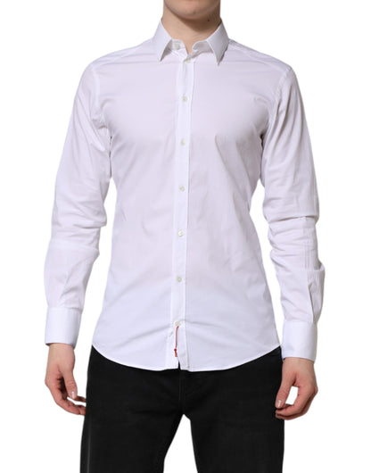 White GOLD Cotton Dress Formal Shirt