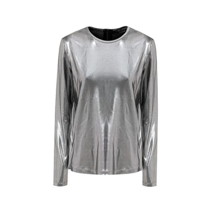 Gray Viscose Long Sleeve