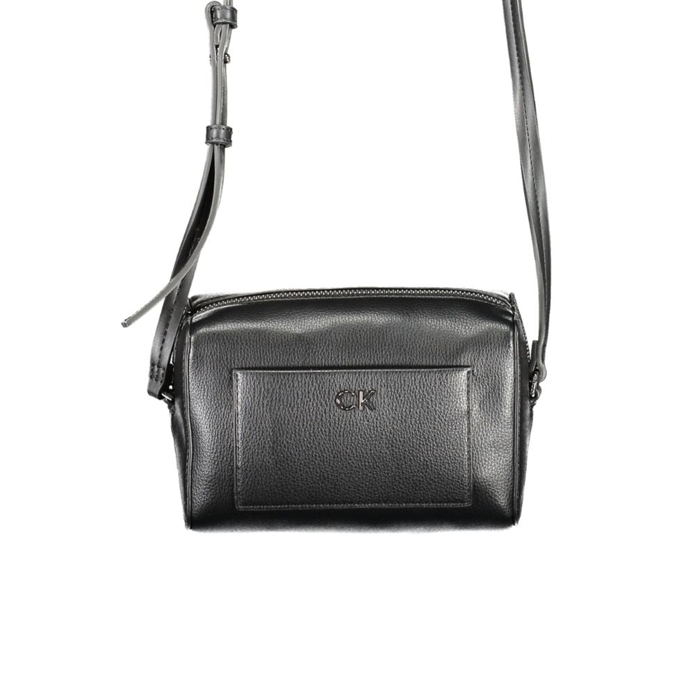 Nero Poliuretano Donna Shoulder Bag