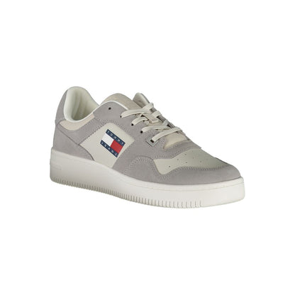 Grigio Pelle Men Sneaker