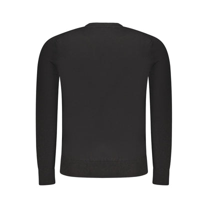 Black Cotton Sweater
