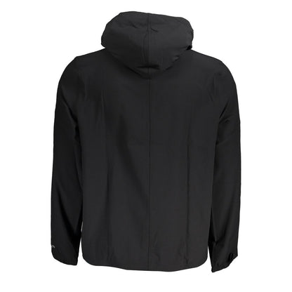 Black Polyester Men's Sport Jacket
