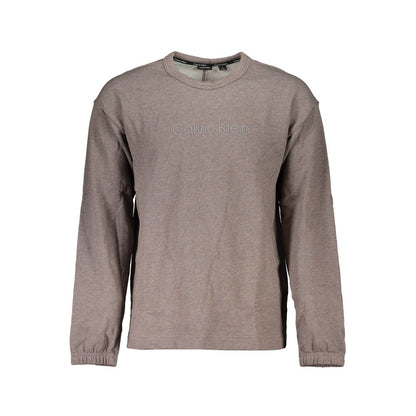 Brown Cotton Men Sweater