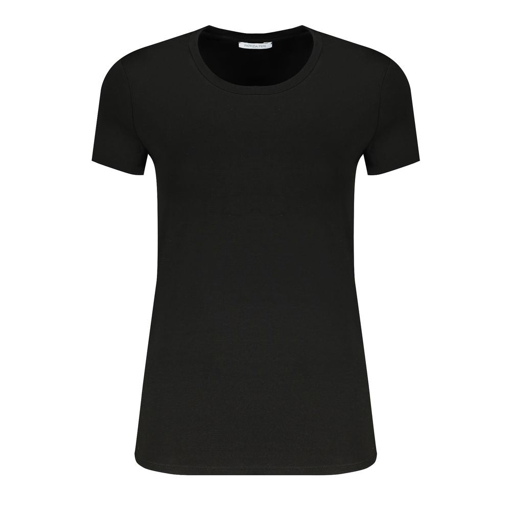 Black Organic Cotton Women T-Shirt