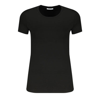 Black Organic Cotton Women T-Shirt