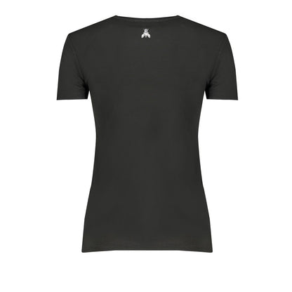 Black Organic Cotton Women T-Shirt