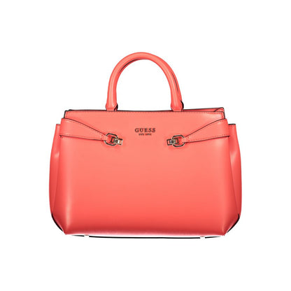 Red Polyethylene Women Handbag