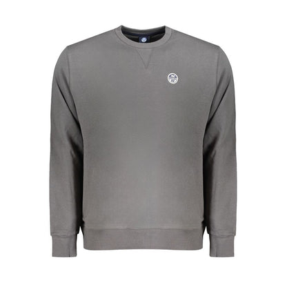 Gray Cotton Men Sweater